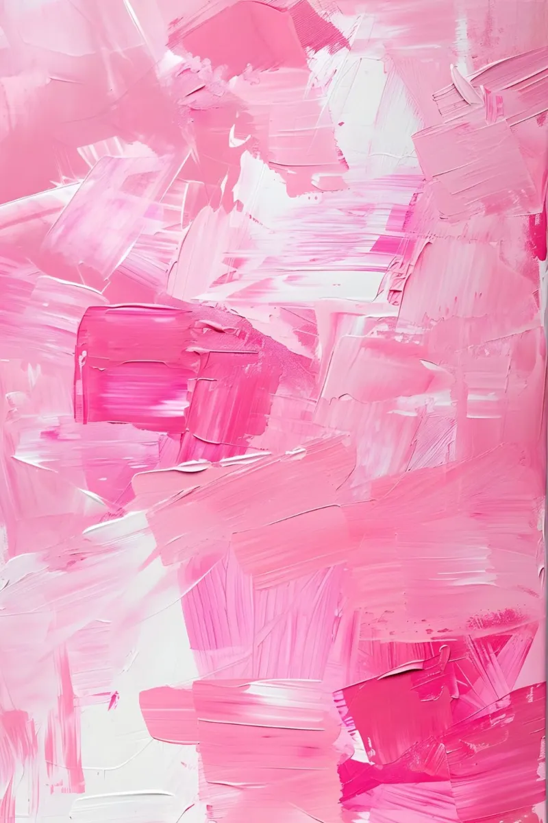 Pinselstriche rosa e rosa alluminio dibond da Yaso Design & Art