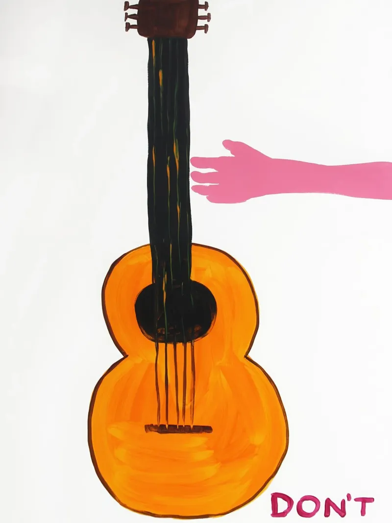 David Shrigley Non poster con telaio in alluminio da ushop god
