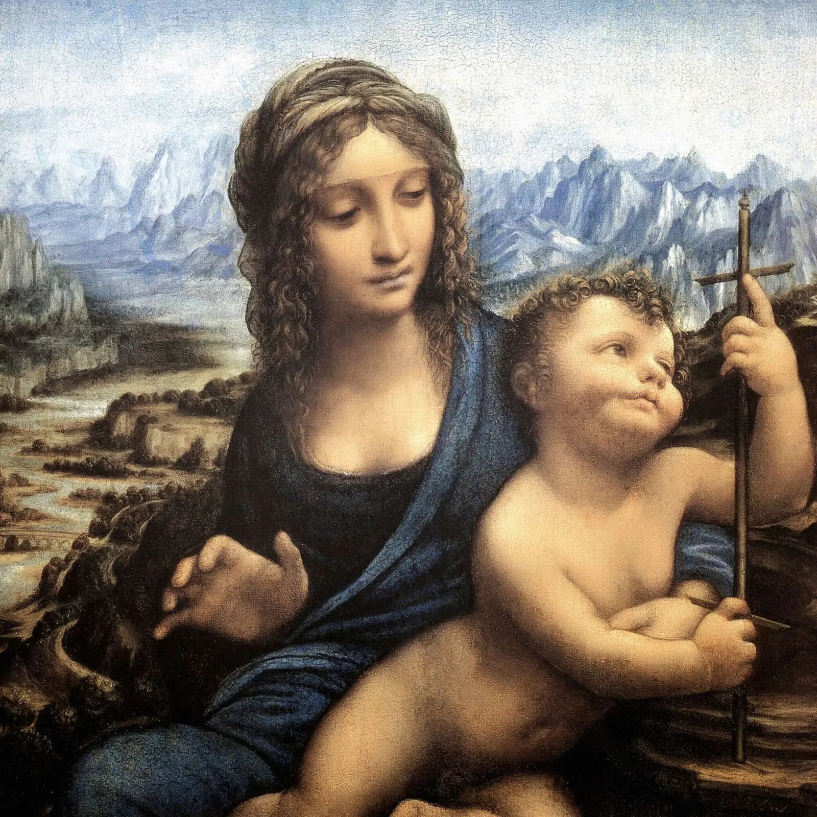 Madonna del Tritacarne di Leonardo da Vinci poster da James McIntosh