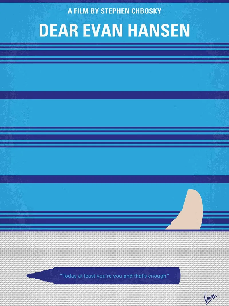 Dear Evan Hansen door Chungkong canvas met Baklijst van jammie