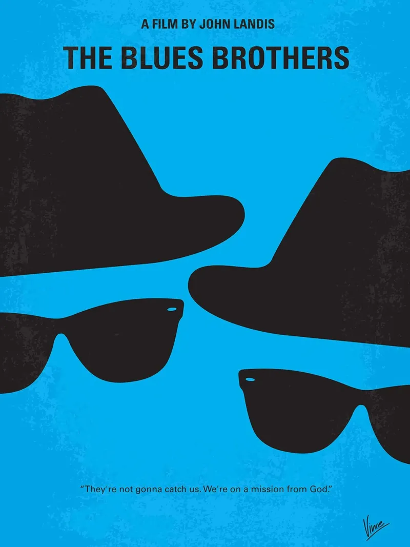 The Blues Brothers by Chungkong canvas with Floater frame by jammie