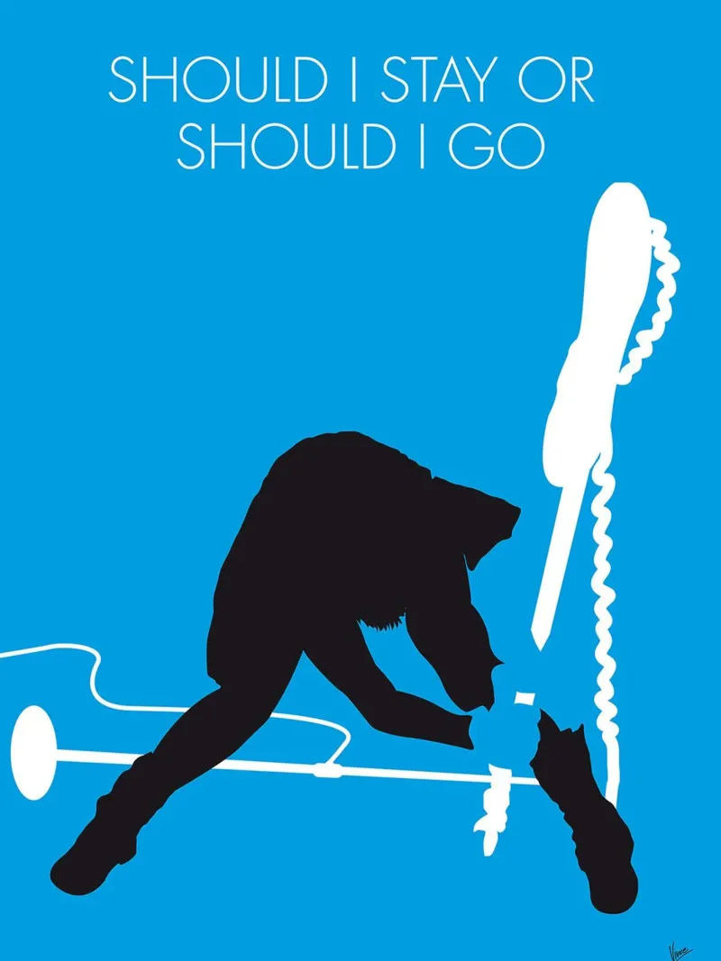 The Clash - Should I Stay Or Should I Go di Chungkong poster da jammie