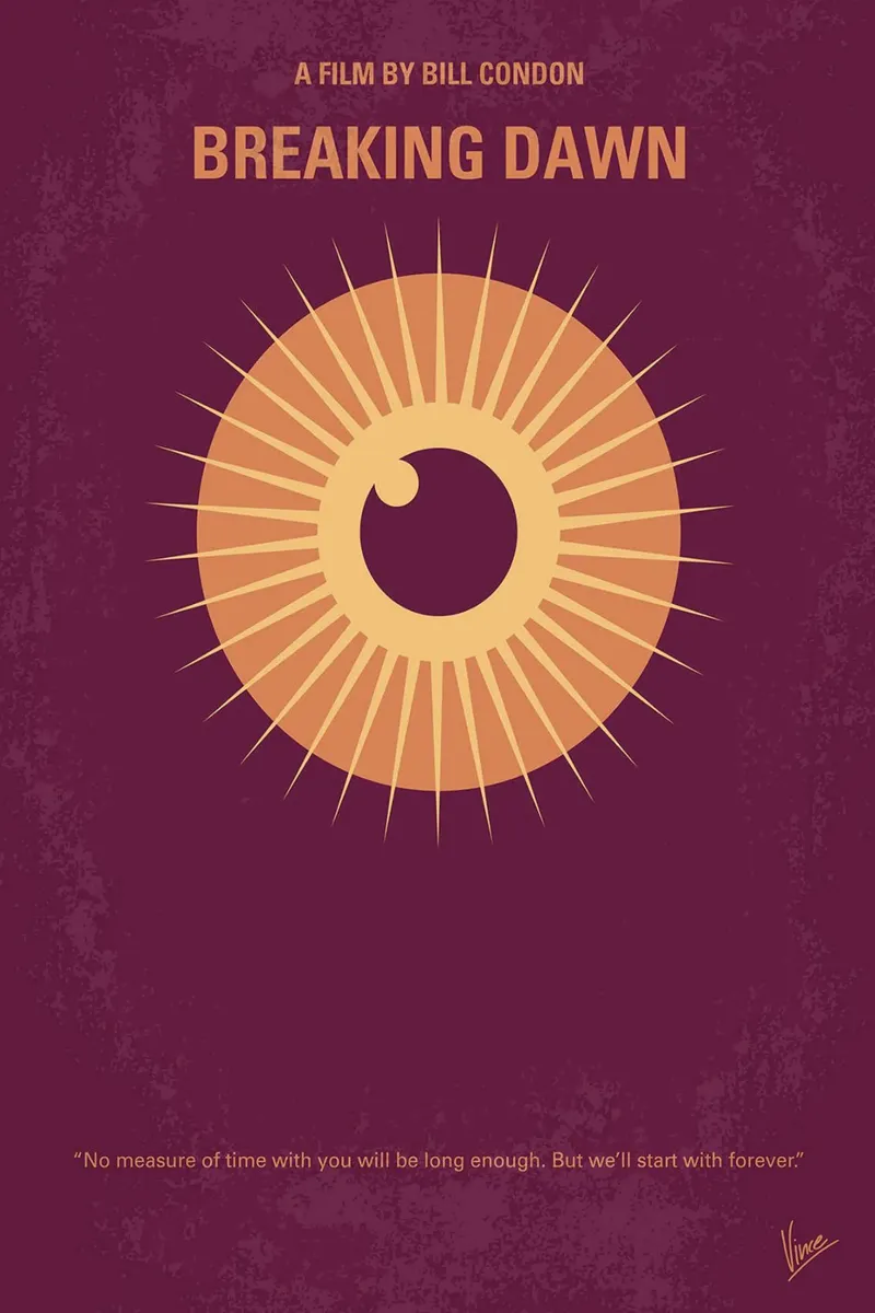Twilight - Breaking Dawn 1 di Chungkong poster con telaio in legno da jammie