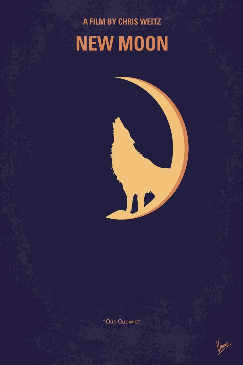 Twilight - New Moon von Chungkong Leinwand mit Schattenfugenrahmen von jammie