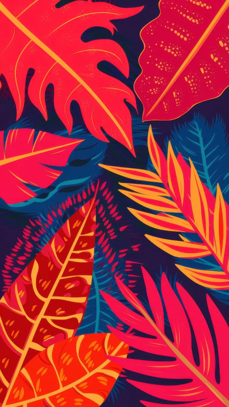 Fiammata cremisi botanica poster da Orchid Patina