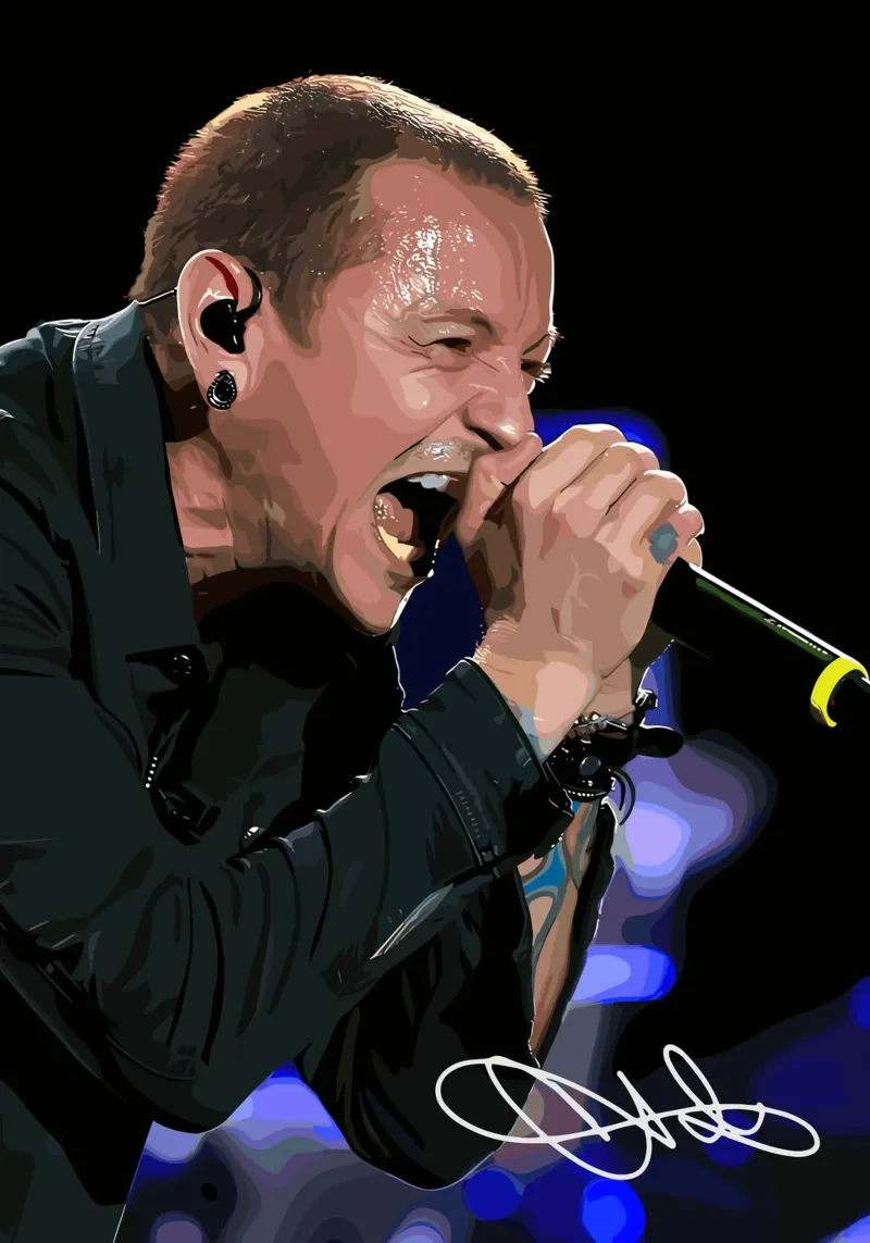 Chester Bennington Urla poster da shiners