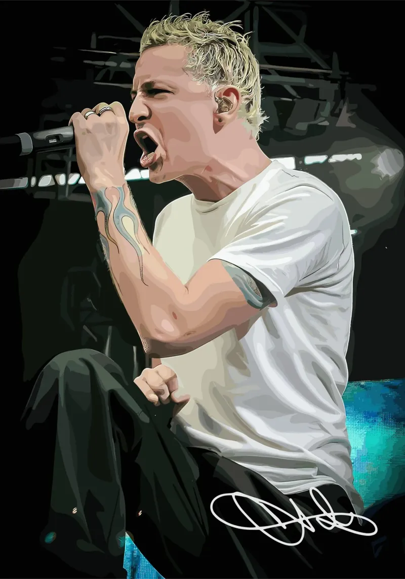 Chester Bennington poster da shiners
