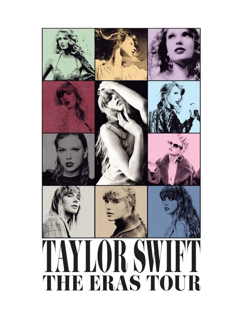 Taylor Swift The Eras Tour Song canvas met Baklijst van ramdakjagualma