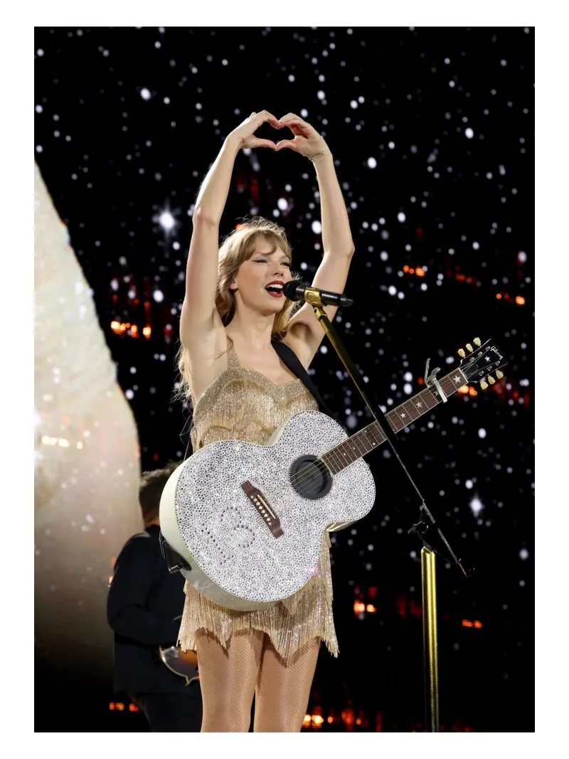 Concerto dal vivo Musical Taylor Swift tela con Cornice a cassetta da ramdakjagualma