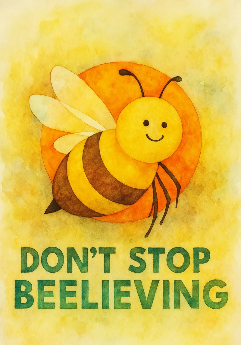 funny beelieving canvas with Floater frame by tanabaroo
