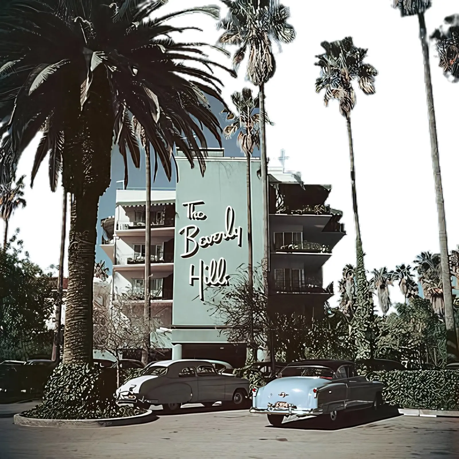 Slim Aarons photo 2 canvas with Floater frame by domherrick1