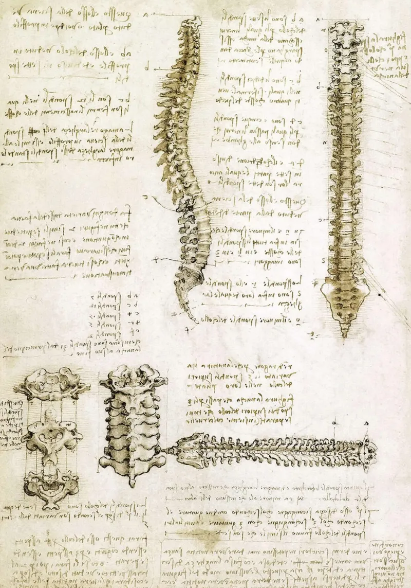 The Spine by Leonardo da Vinci poster da James McIntosh