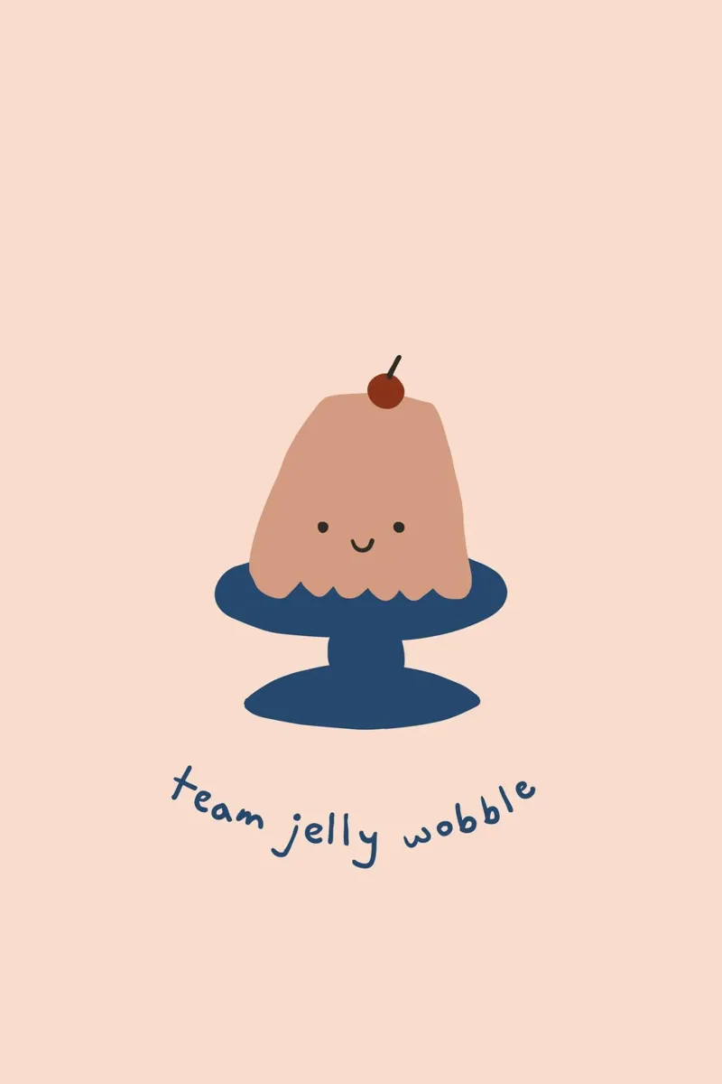 Team jelly wobble tela con Cornice a cassetta da AleksandraAnna