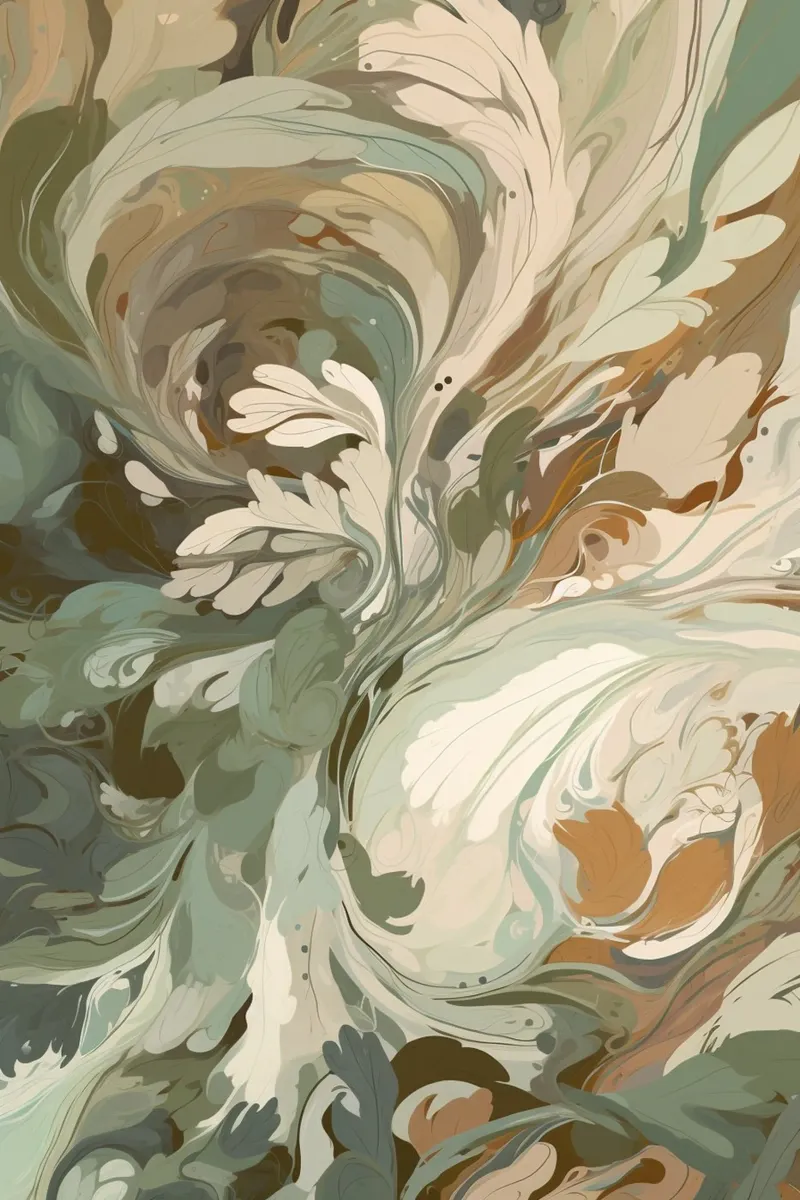 Whispers of Nature poster con telaio in legno da Colormenta