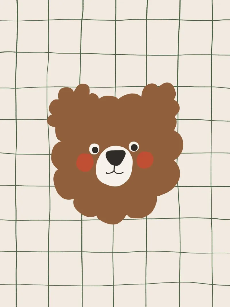 Bear tela con Cornice a cassetta da AleksandraAnna
