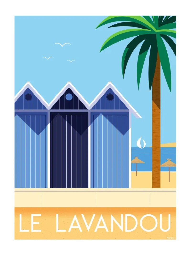 Le Lavandou poster da Raphaël Delerue