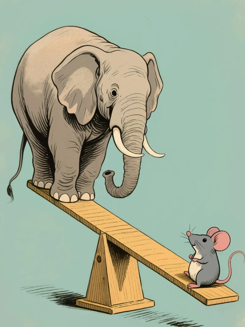 Animal Play tela con Cornice a cassetta da knowledge