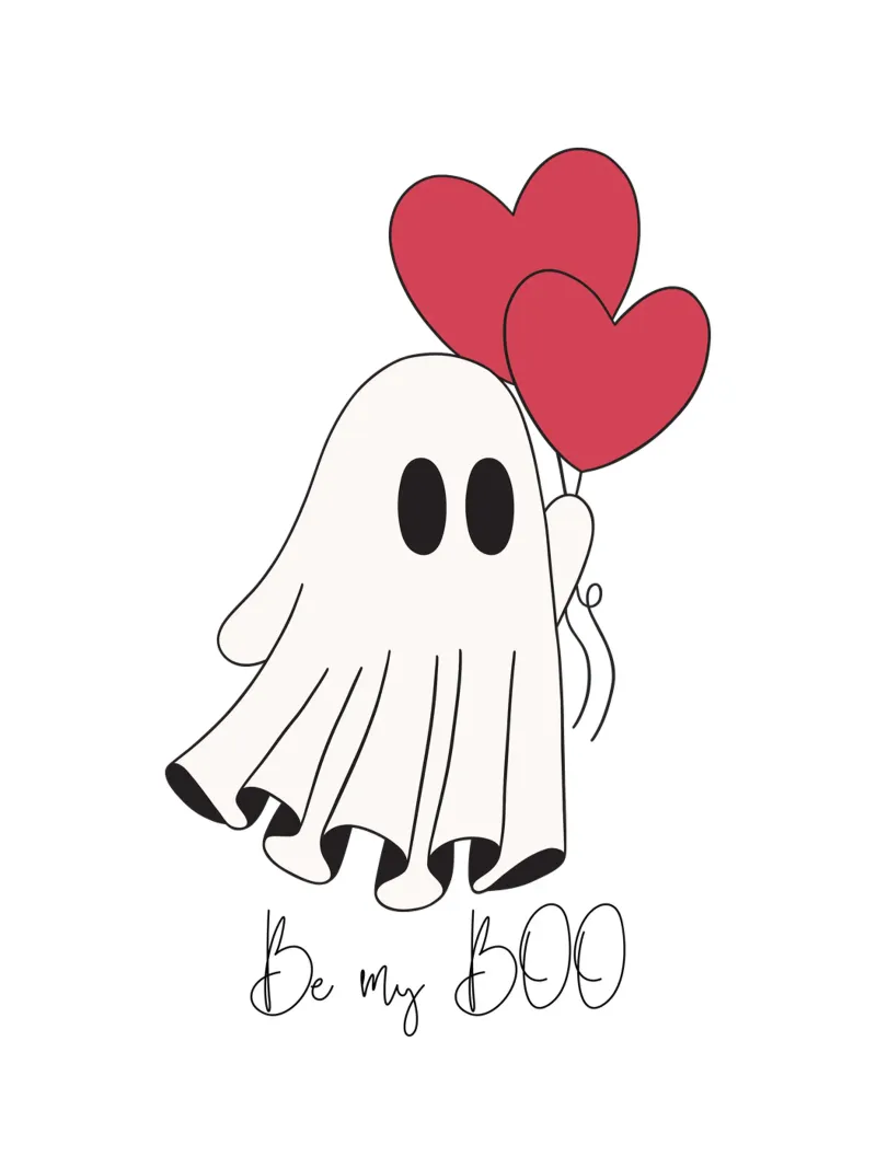 Be my BOO tela con Cornice a cassetta da ArtDesign by KBK