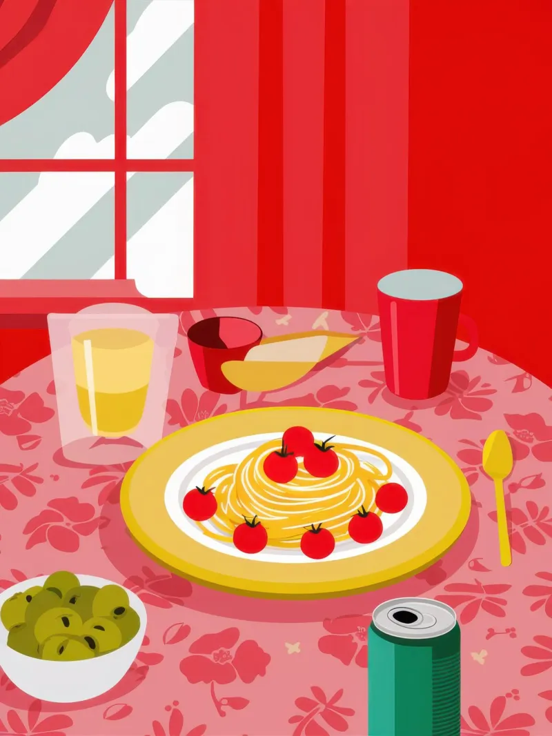 Pasta di rubino poster da Moon Revolver