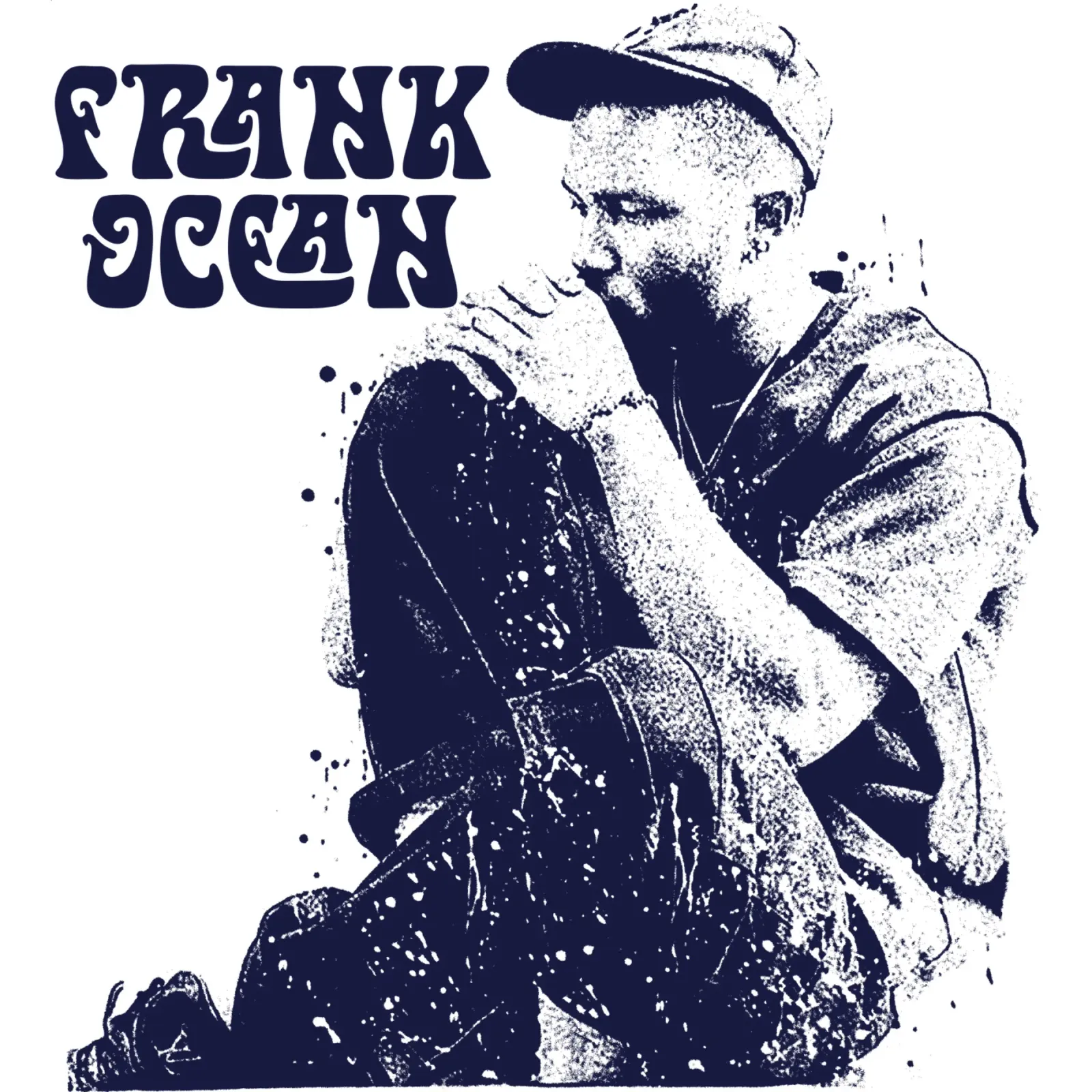 Silhouette Frank Ocean Alterntiv tela con Cornice a cassetta da imstildreaming