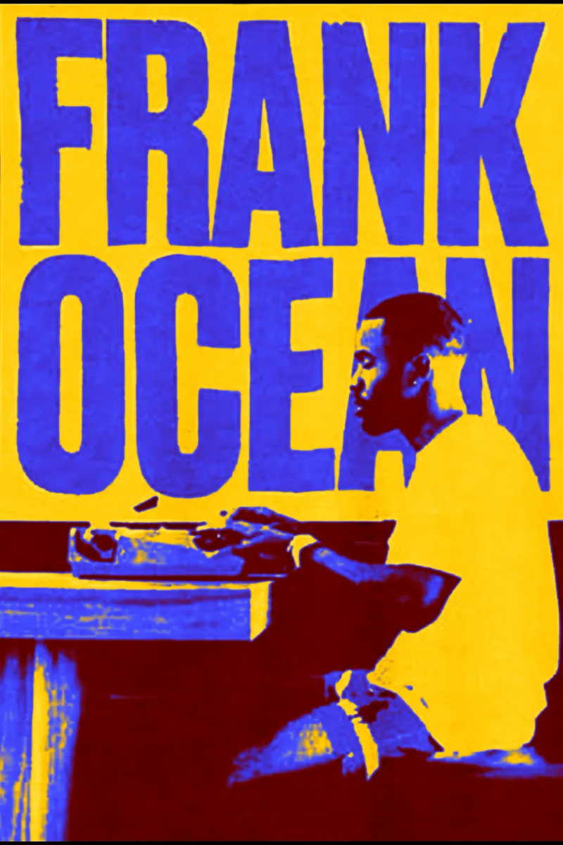 Grunge Frank Ocean R&B tela con Cornice a cassetta da imstildreaming