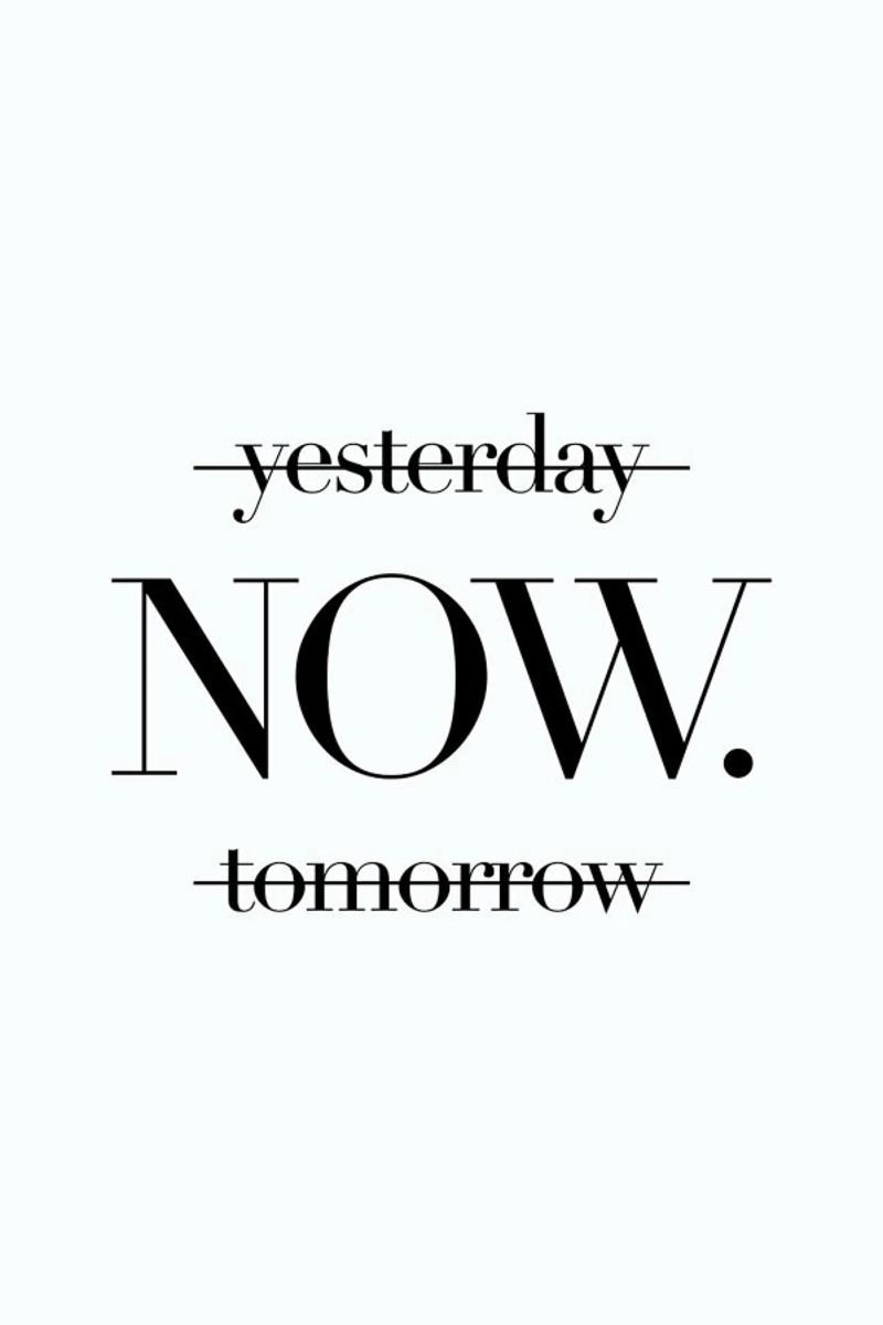 Now Poster von Mottos by Sinan Saydik