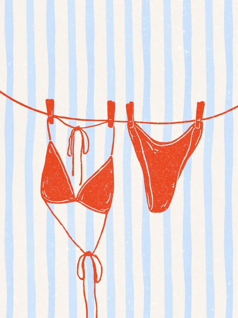 Laundry tela con Cornice a cassetta da PinkCandyWalls