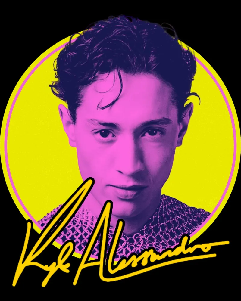 Vintage Style Kyle Alessandro Pop canvas with Floater frame by skurtow