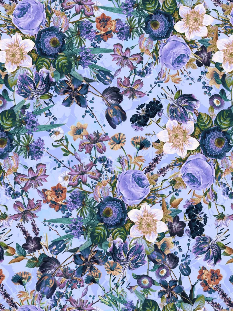 Spring Summer Floral Garden tela con Cornice a cassetta da burcukorkmazyurek