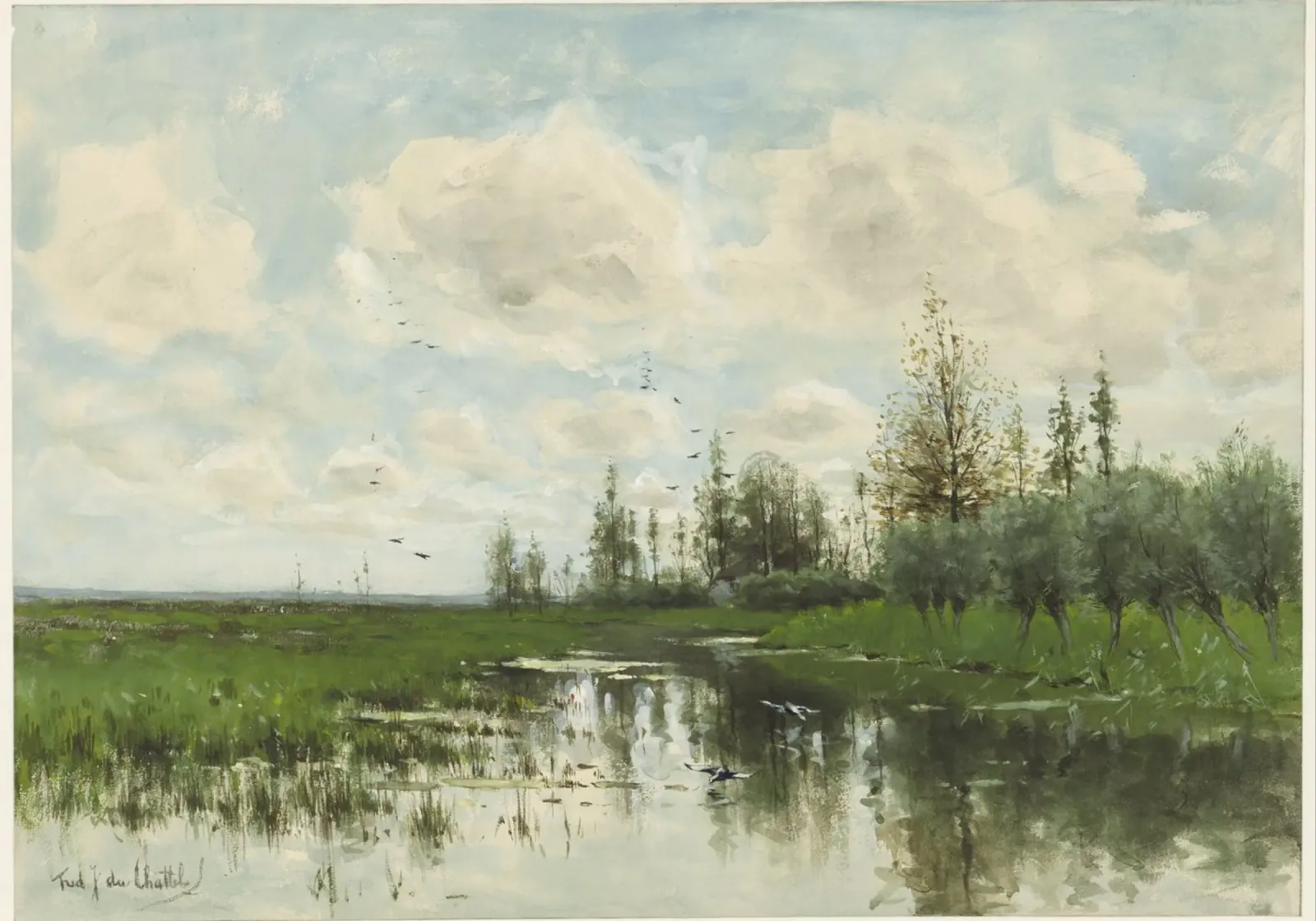 lagoon landscape poster da vintageshop