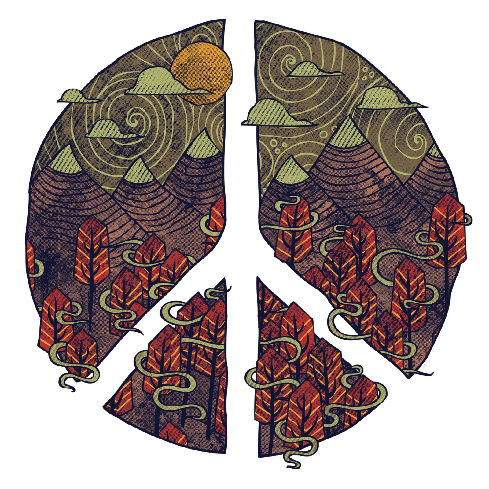 Peaceful Landscape poster da againstbound