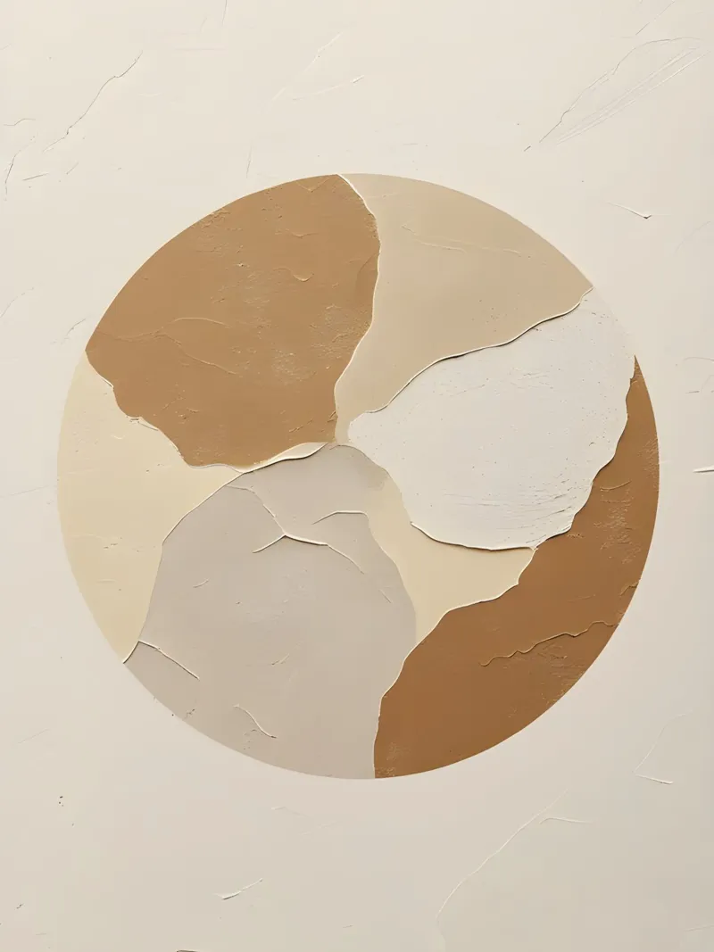 Imperfezione wabi-sabi tela con Cornice a cassetta da The Green Room