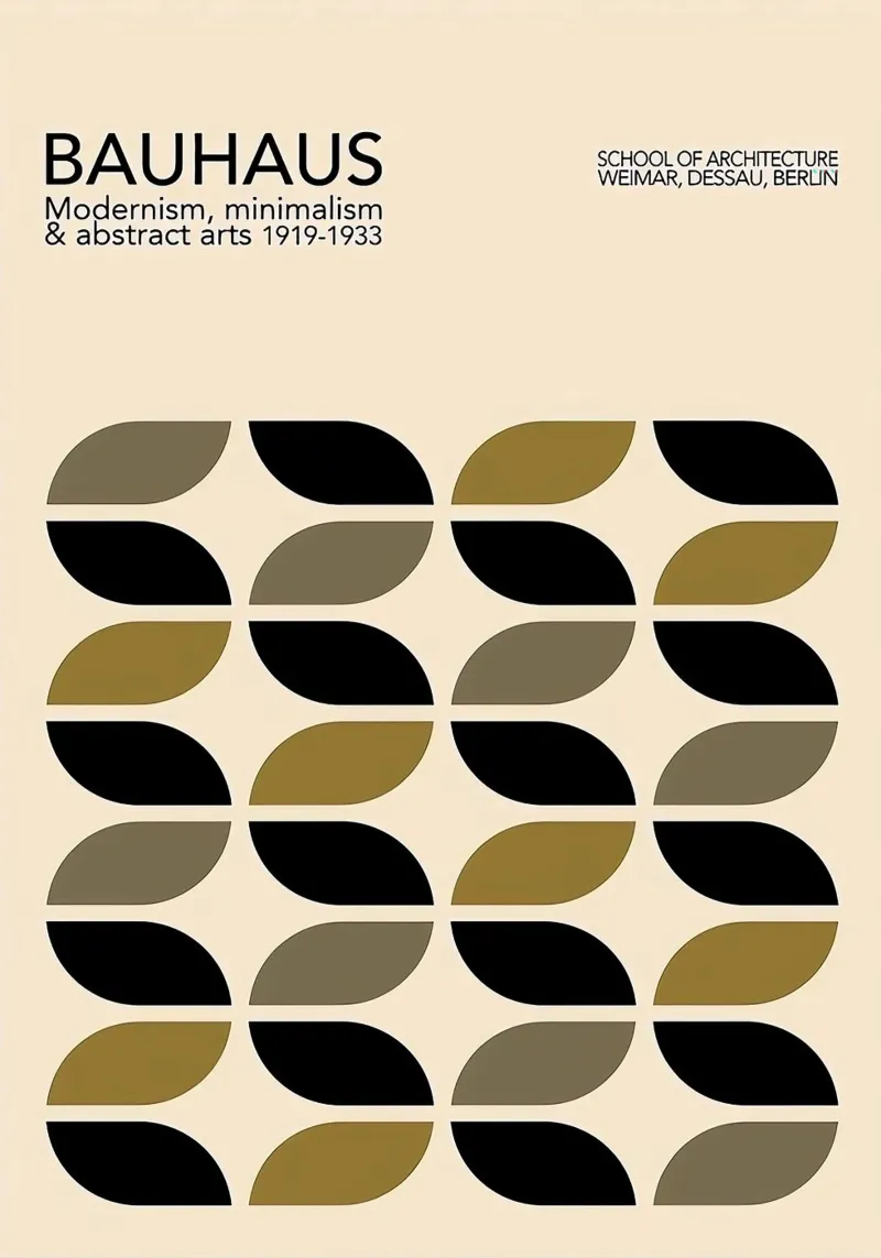 Bauhaus 1919-1923 poster da Brooke
