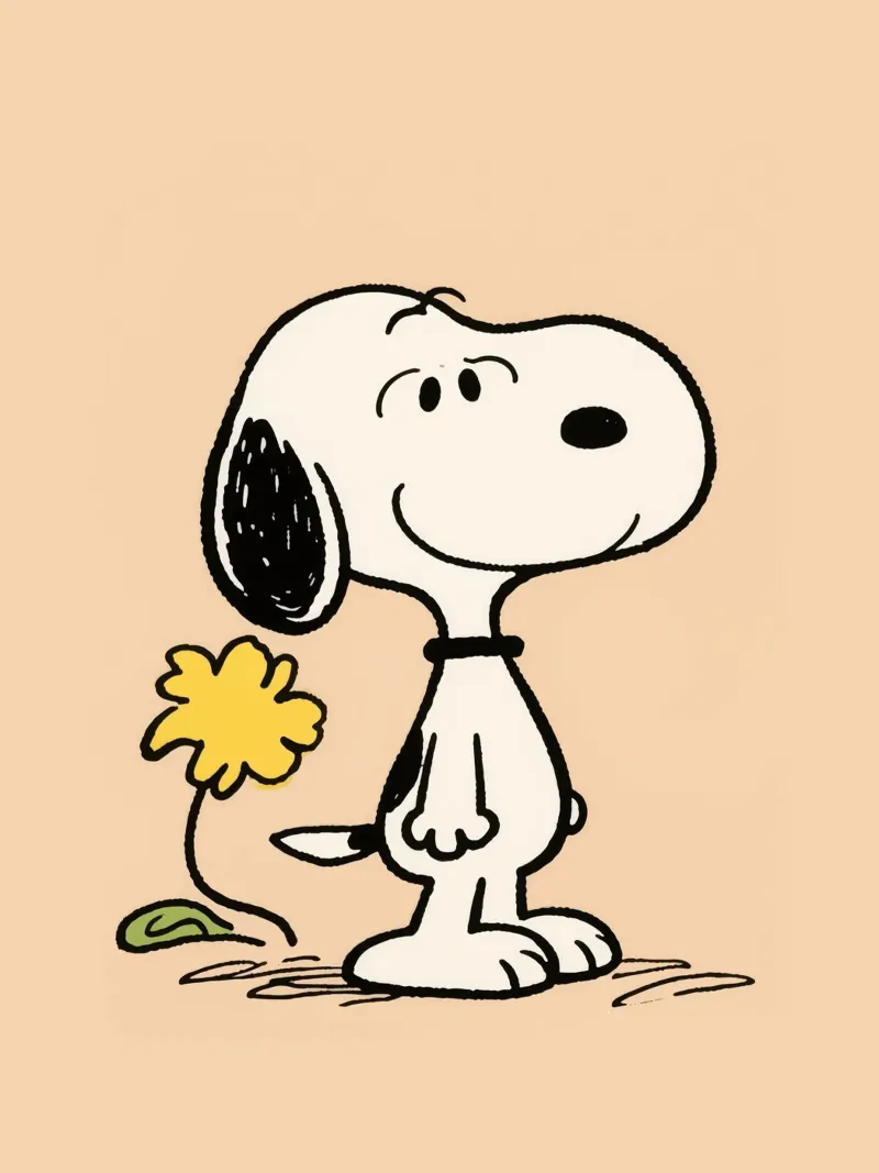 Funny Snoopy canvas with Floater frame by knowledge