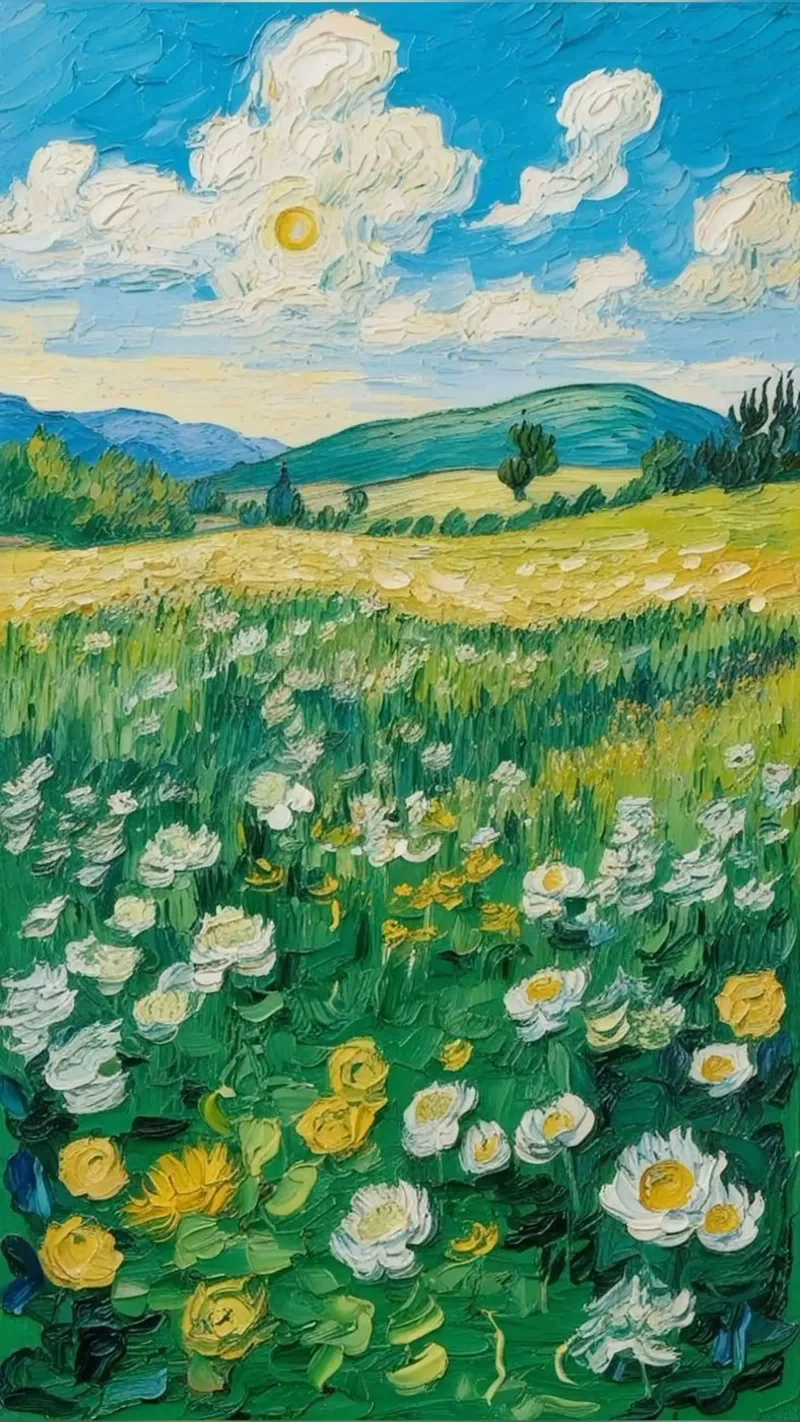 flower in morning poster da firmana