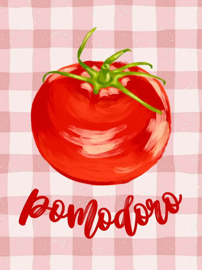 Pomodoro canvas with Floater frame by PinkCandyWalls