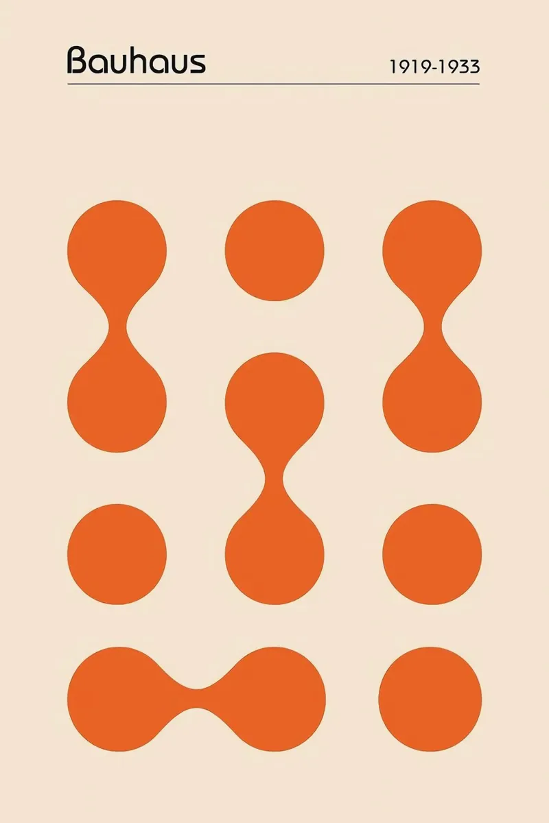 Bauhaus 1919-1923 poster da Narciso