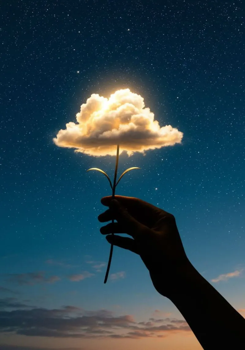 flower cloud poster da throme