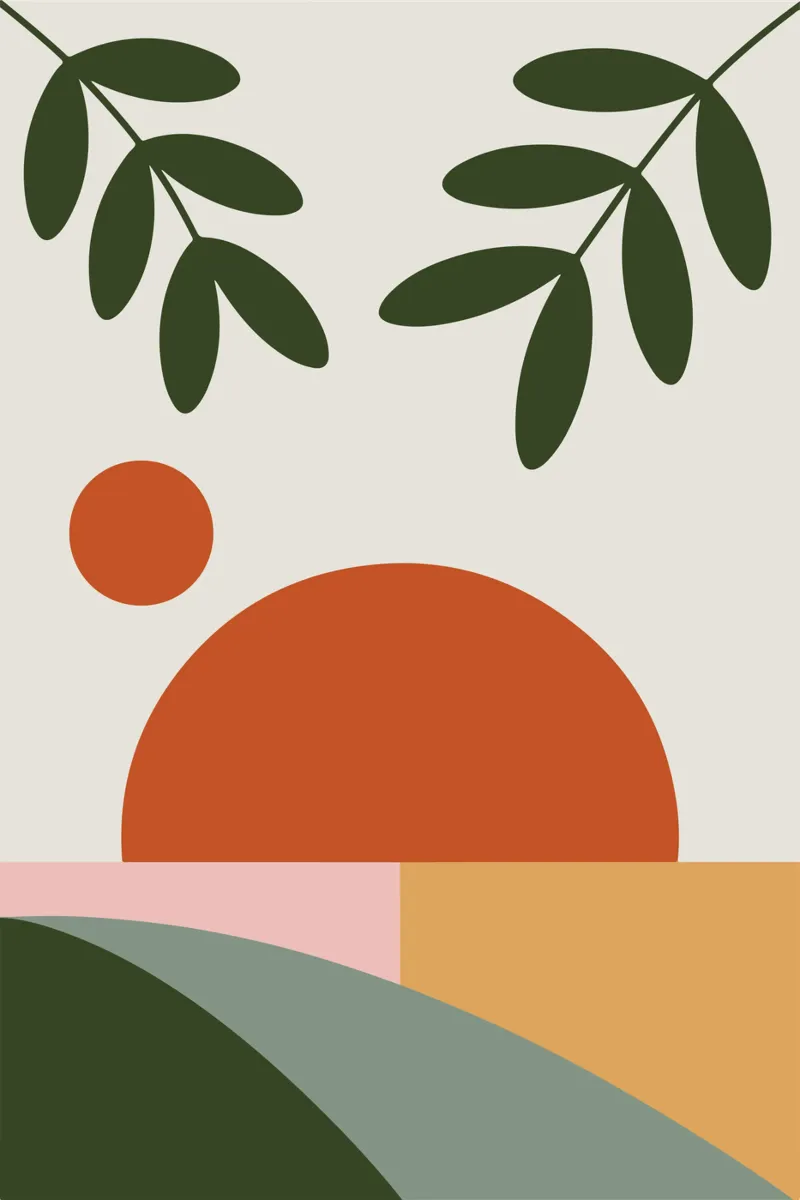 Plant Shadows tela con Cornice a cassetta da LisaArtes