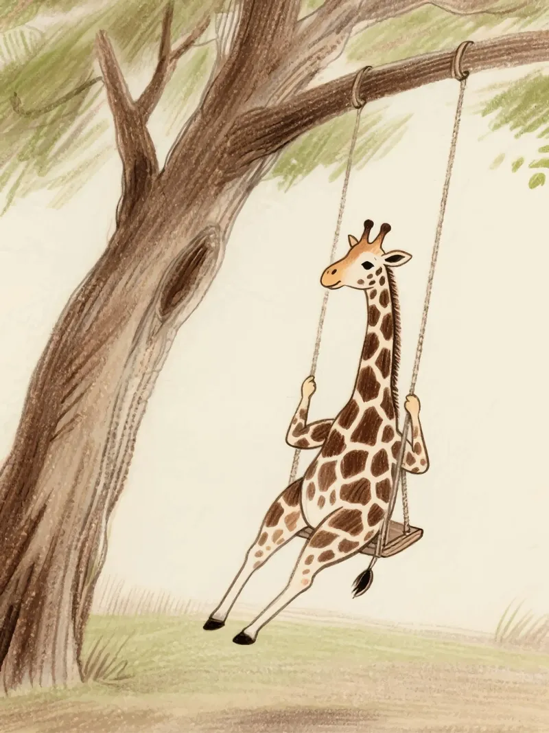 Playing Giraffe canvas with Floater frame by knowledge