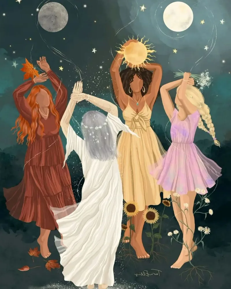 dancing in the star night tela con Cornice a cassetta da sophiaz