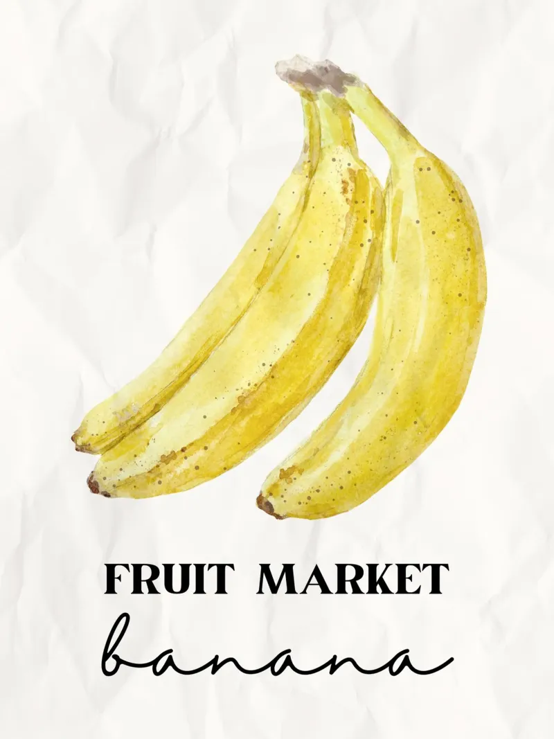 Banana poster da PinkCandyWalls