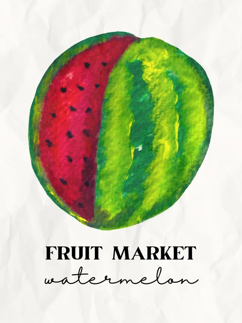 Watermelon poster da PinkCandyWalls
