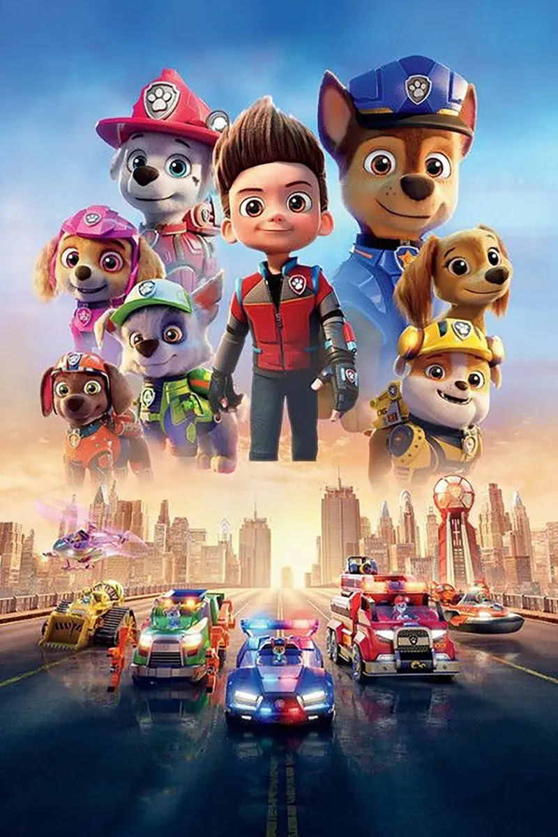 Paw Patrol tela con Cornice a cassetta da Cobron Studio