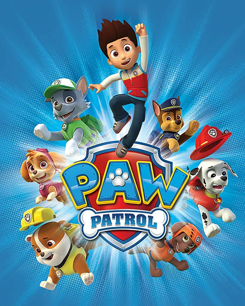 Paw Patrol tela con Cornice a cassetta da Cobron Studio