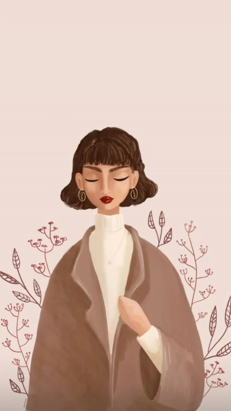 girl with long brown cloak poster da jasnet