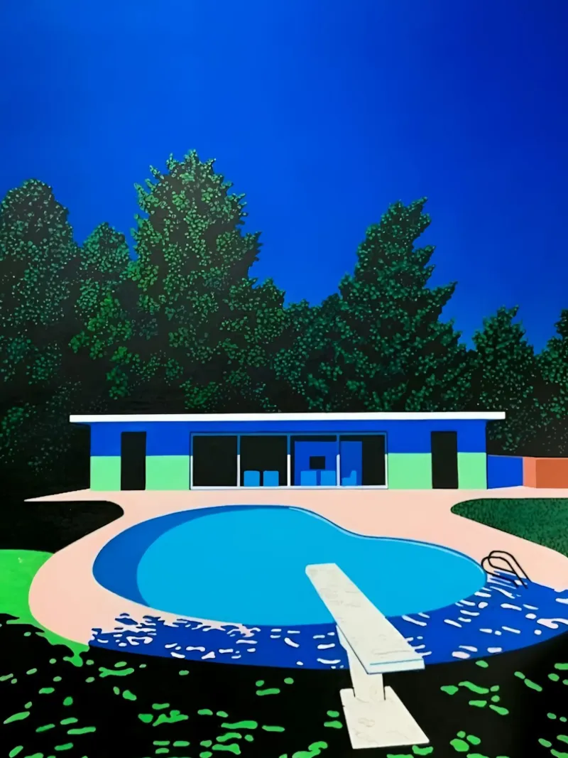 A bordo piscina poster da Michael Mares