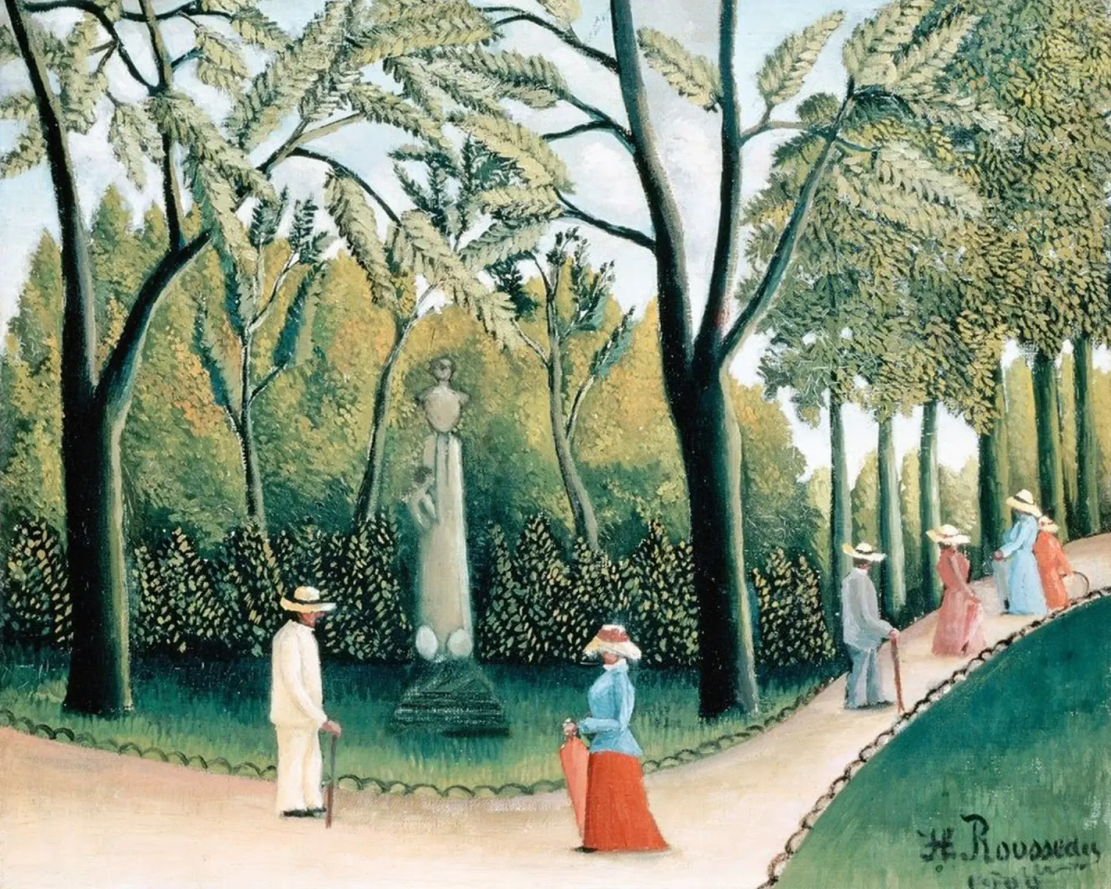 Chopin-Denkmal an der Drei-Wege-Kreuzung Poster von taylor shop