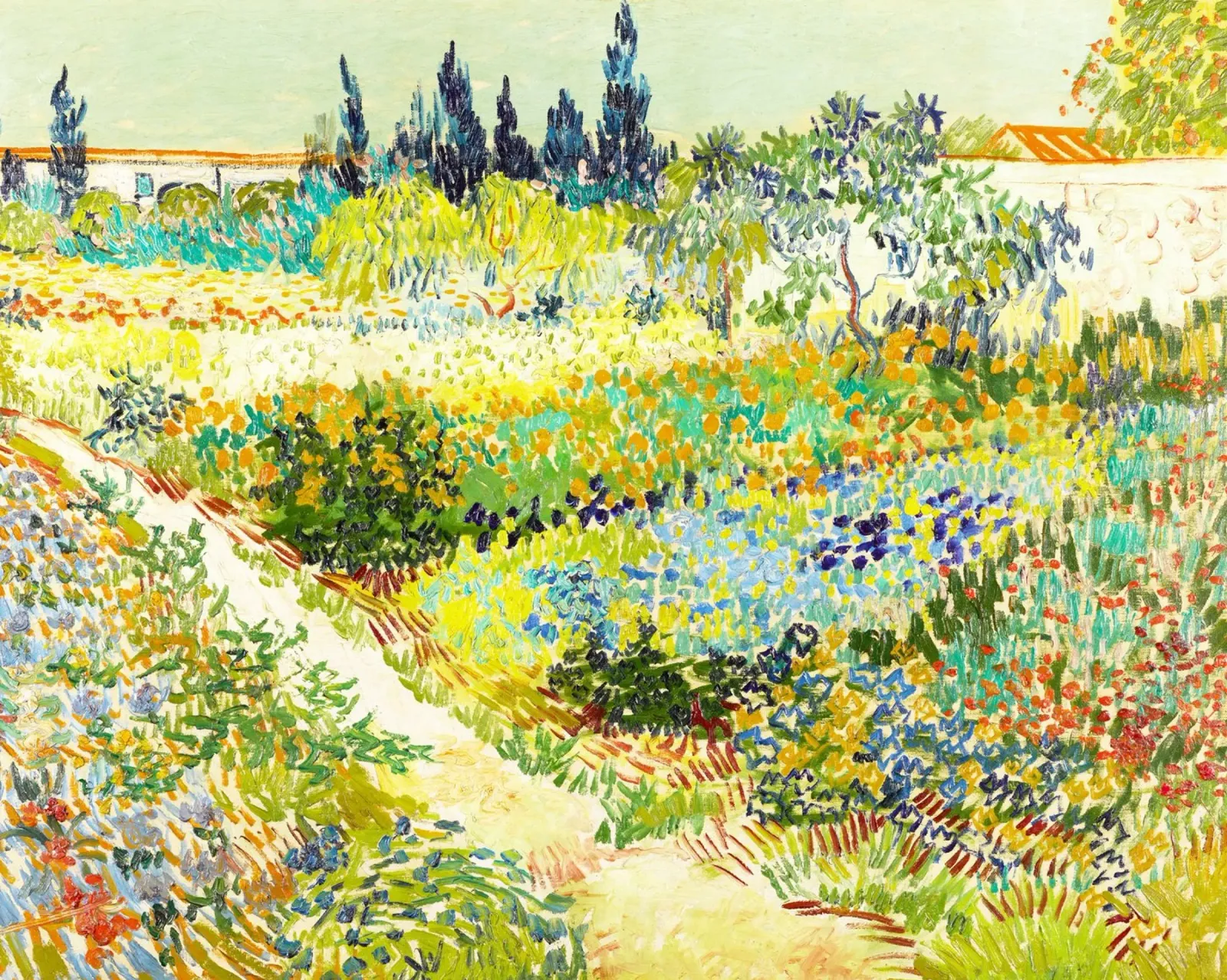 Giardino di Arles - Vincent van Gogh: poster da Van Gogh Prints
