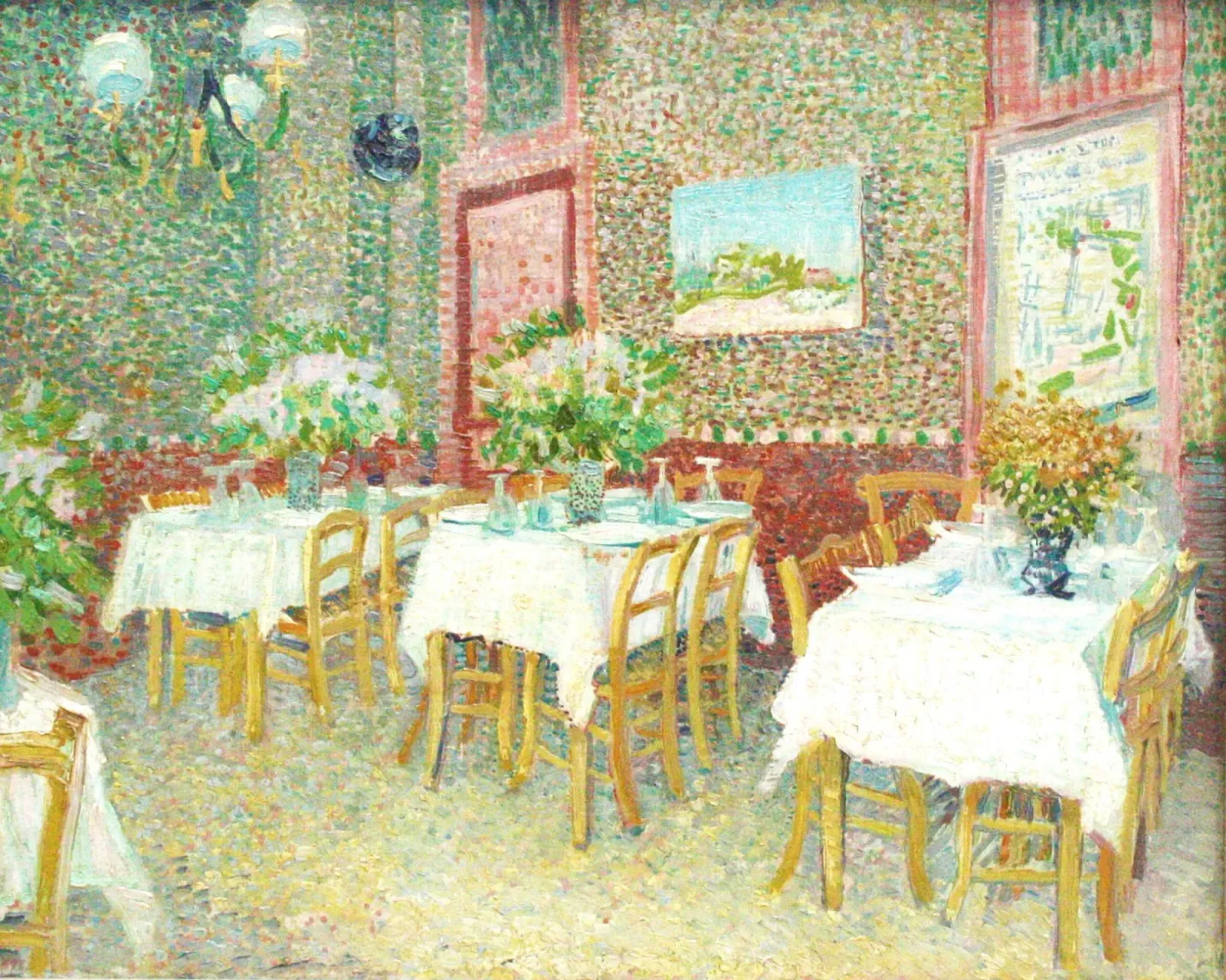 Interno di un ristorante - Vincent van Gogh poster da Van Gogh Prints